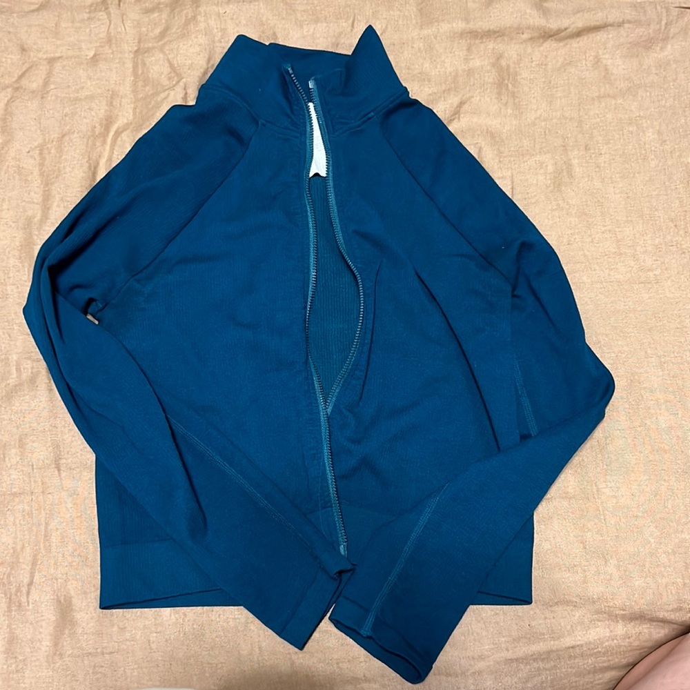 full zip athletic jacket- worn once FABLETICS